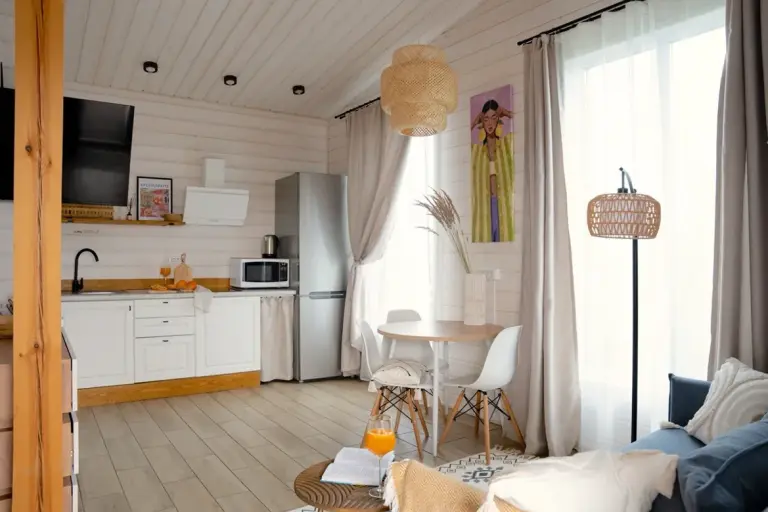 Дом «Лев на Апероле» 45 м² с костровой зоной и чаном до 4 гостей, фото 3