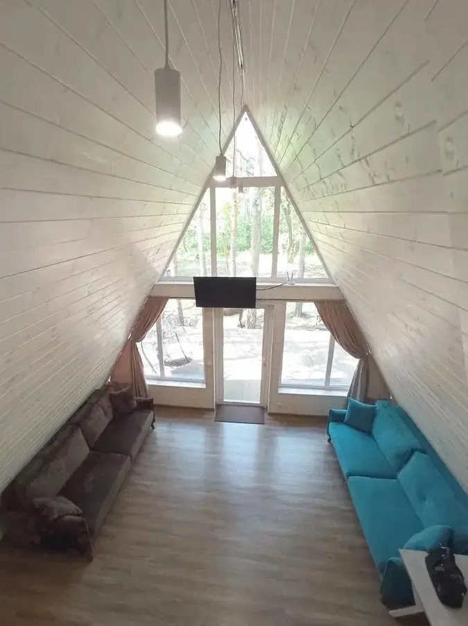 A-Frame №6 «Grand» с сауной и чаном на огороженном участке до 14 гостей, фото 5