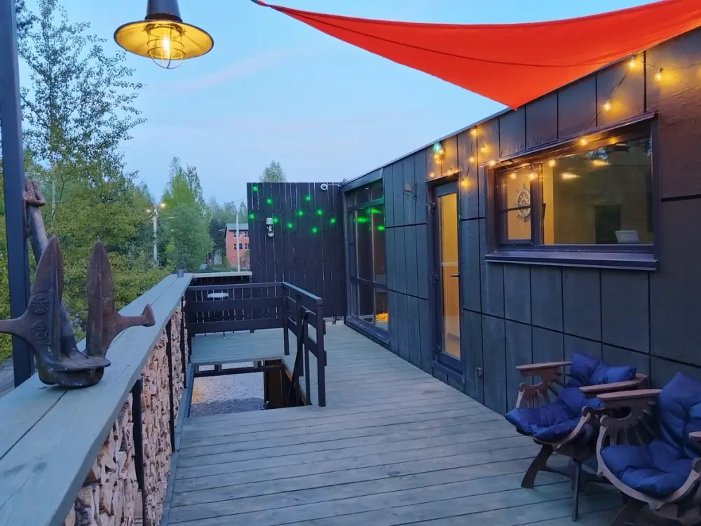 Дом-контейнер с джакузи на террасе до 4 гостей, фото 1