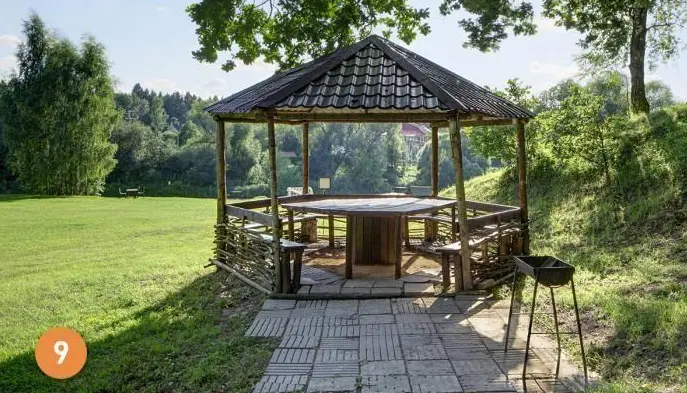 Несколько беседок на территории дома отдыха Valesko Hotel Spa, фото 5