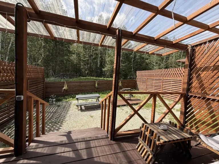A-frame Blue для отдыха с собакой в Лесогорье, фото 4