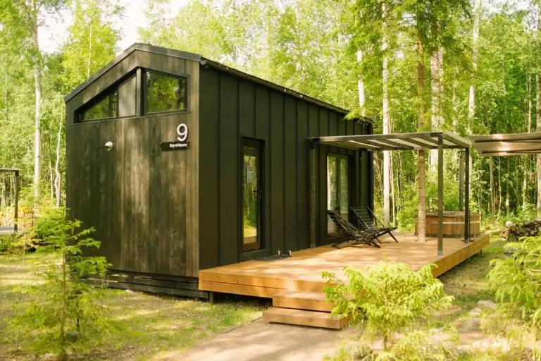 Двухуровневый дом-студия 24 м² до 4 гостей, дом №9, Дом, Ленинградская область, Выборгский район