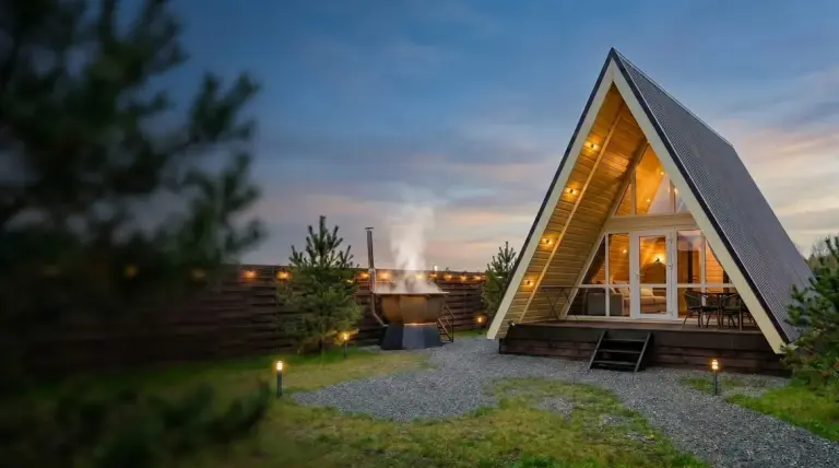 A-Frame домики с банным чаном для двоих, Глэмпинг, Воронеж