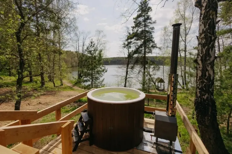 Зеркальное бунгало с сауной и чаном у Теренкуля до 4 гостей, фото 3