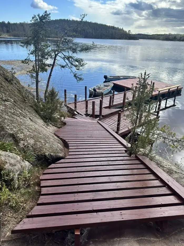 Хутор Ladoga Helmi на берегу Ладоги, База отдыха, Карелия, Лахденпохья