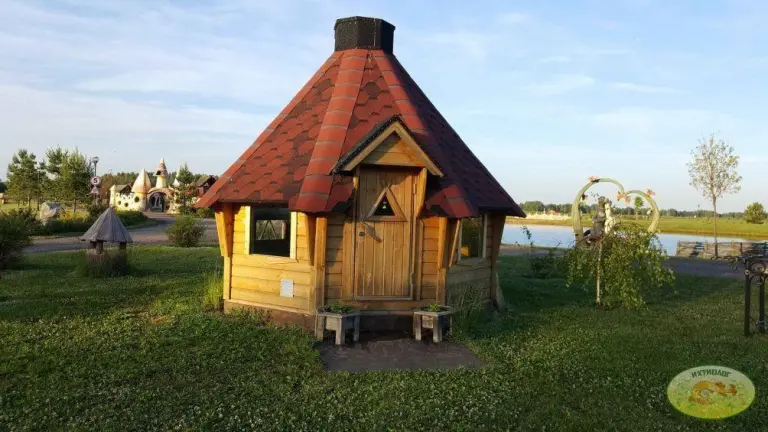 Финский стиль гриль-домика KotaHouse у воды, Гриль-домик, Подмосковье, Волоколамский