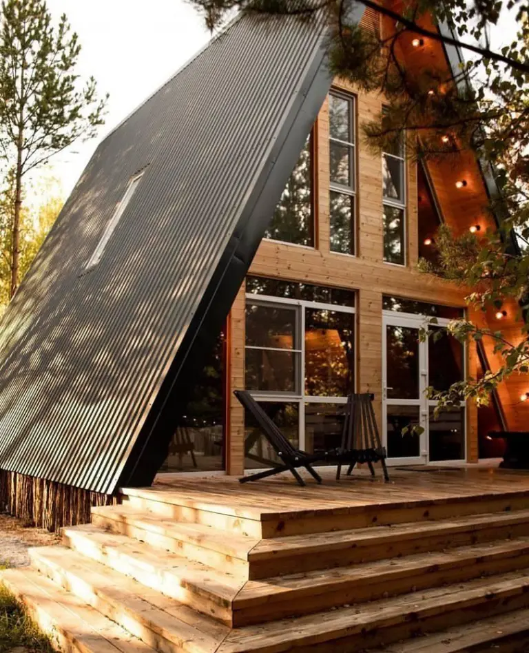 Большой A-frame с тремя спальнями и караоке до 8 гостей, Шале, Свердловская область, Ревда