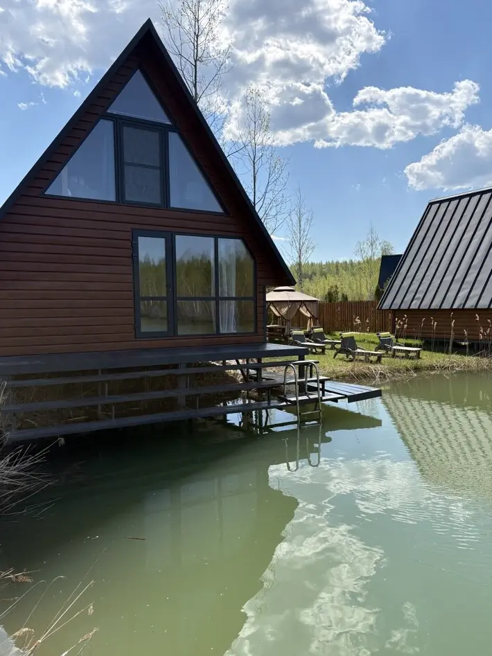Шале «Компани приват» 50 м² у воды до 6 гостей, Шале, Тула