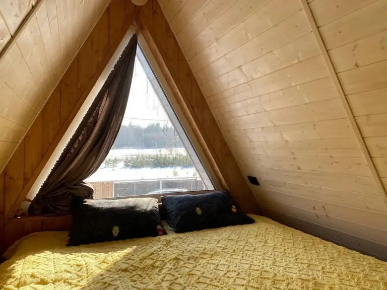 A-frame дом с сауной и печью-камином до 4 гостей, таких дома два, фото 5