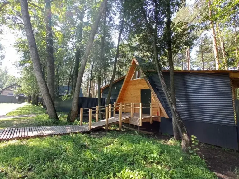 A-Frame №6 «Grand» с сауной и чаном на огороженном участке до 14 гостей, фото 2