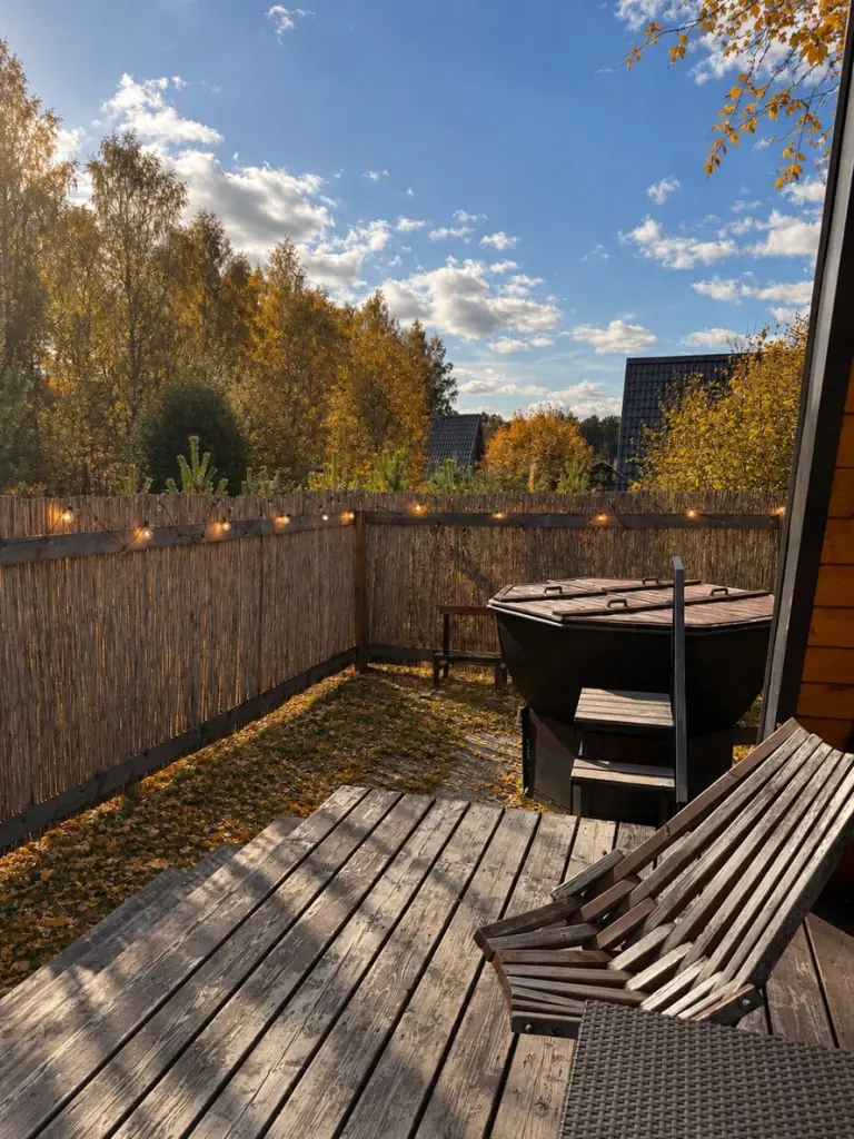 A-frame «Фауна» 46 м² с чаном и костровой чашей до 4 гостей, фото 5
