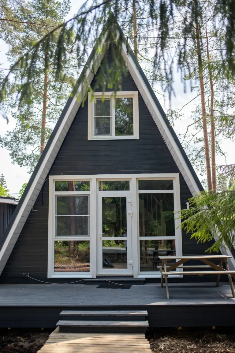 A-frame коттедж «Пикник 2.0» с тремя спальнями на 6 гостей, Глэмпинг, Ленинградская область