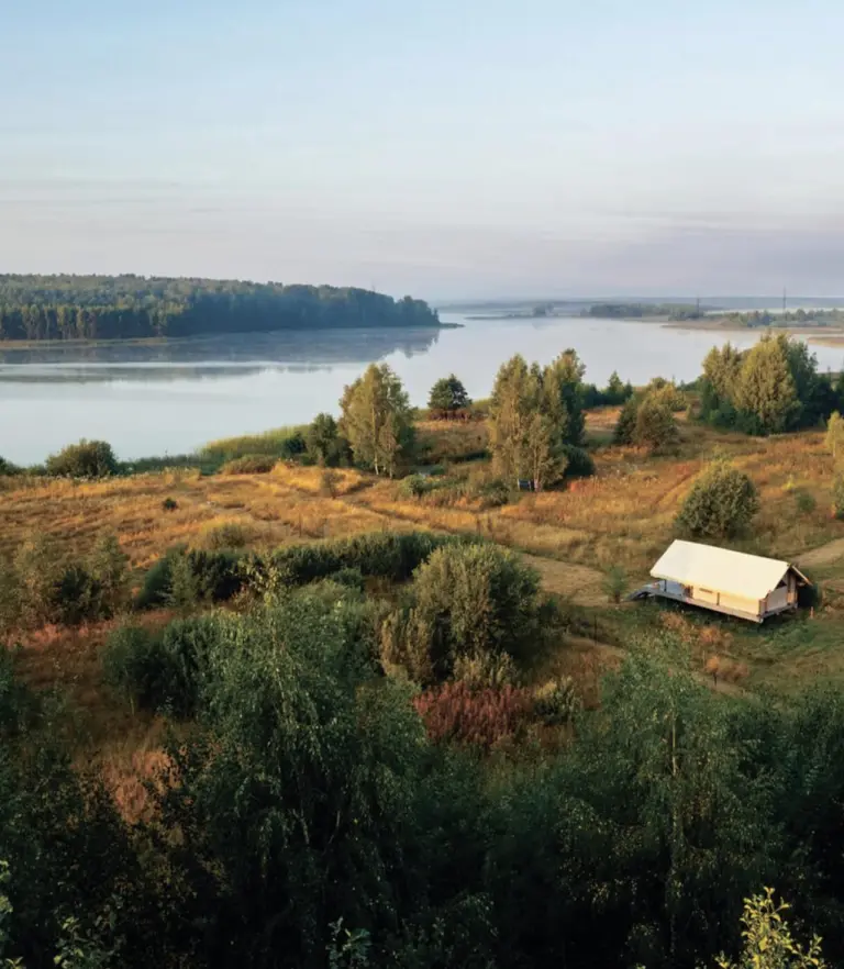 Глэмпинг «Горе-Море» на реке Юг, Глэмпинг