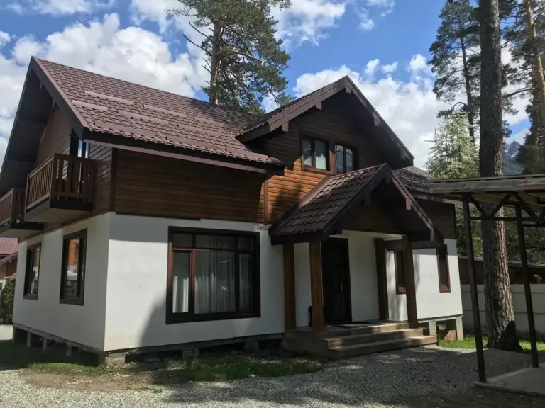 Шале №1 200 м² с семейным номером и беседкой до 10 гостей, Шале, Карачаево-Черкесия, Архыз