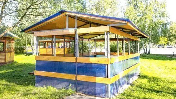 Мангальная беседка на 10 человек, Летние, База отдыха «Троицкое»