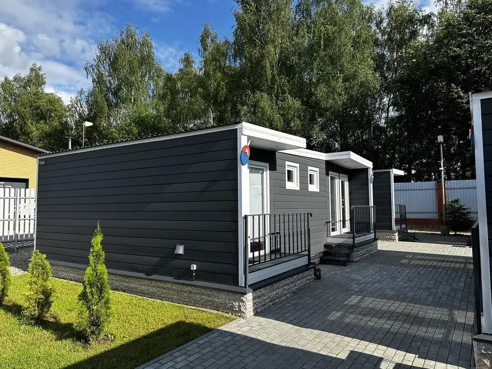 Мини-домик рыбака 20 м² с кухней и душем для двоих, фото 1