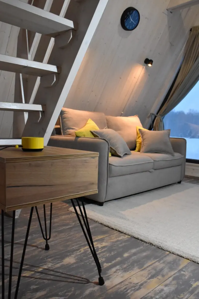 Три одинаковых A-frame домика с панорамным окном до 4 гостей, фото 4