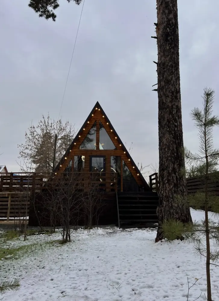 A-frame «Луна» с чаном на дровах до 4 гостей, фото 1