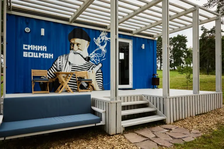 Три малых дома-контейнера 18 м² с видом на реку до 3 гостей, фото 4