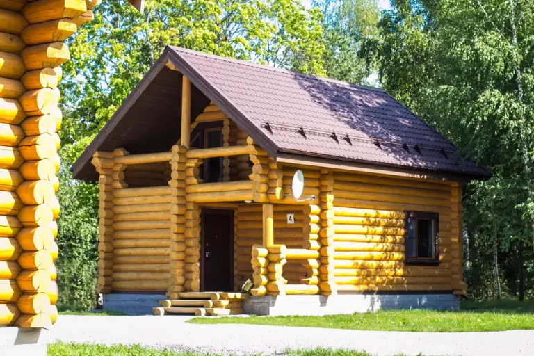 Бревенчатый коттедж 90 м² с двумя спальнями до 8 гостей, Дом, Ленинградская область, Приозерский район