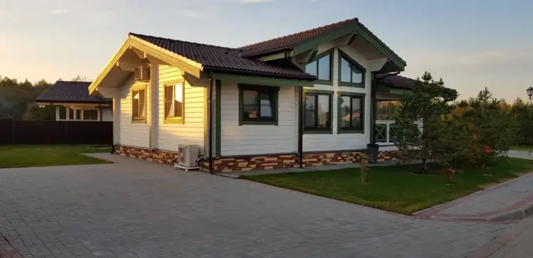 Коттедж «Золотая осень» 100 м² с окнами второго света до 6 гостей, Капитальные дома, Эко-отель «Руза Фэмили Парк» в Рождествено