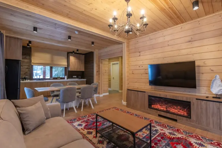 Двухэтажный коттедж 147 м² с камином, балконом и мангалом до 8 гостей, фото 2