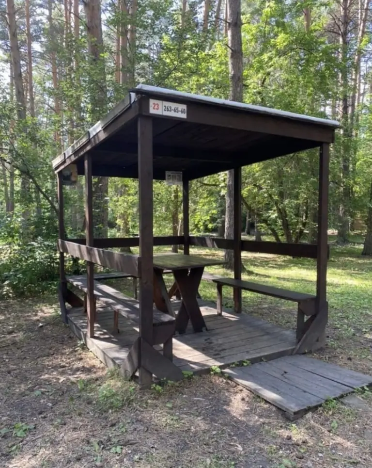 Маленькая открытая беседка, фото 2