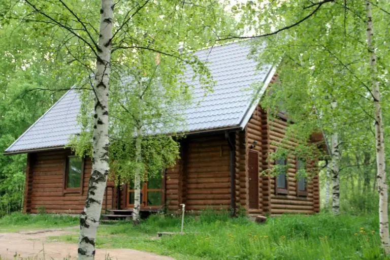 Бревенчатый коттедж «У камина» на 8 гостей, Дом, Новгородская область, Озеро Велье