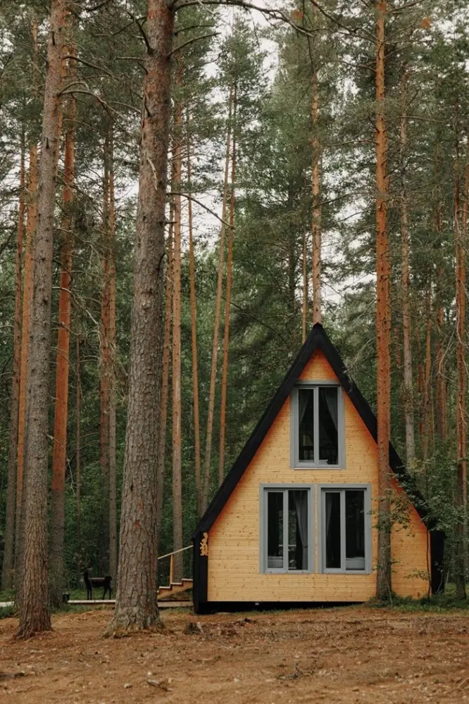 Шале 90 м² с тремя спальнями и панорамными окнами, до 8 гостей, фото 3